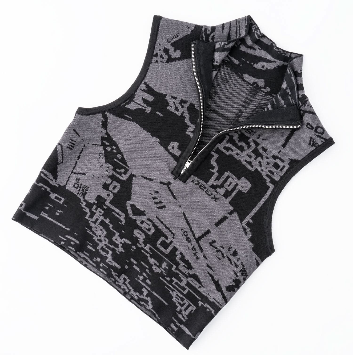 MEKA HYPRKNIT CROP TOP ( Black )