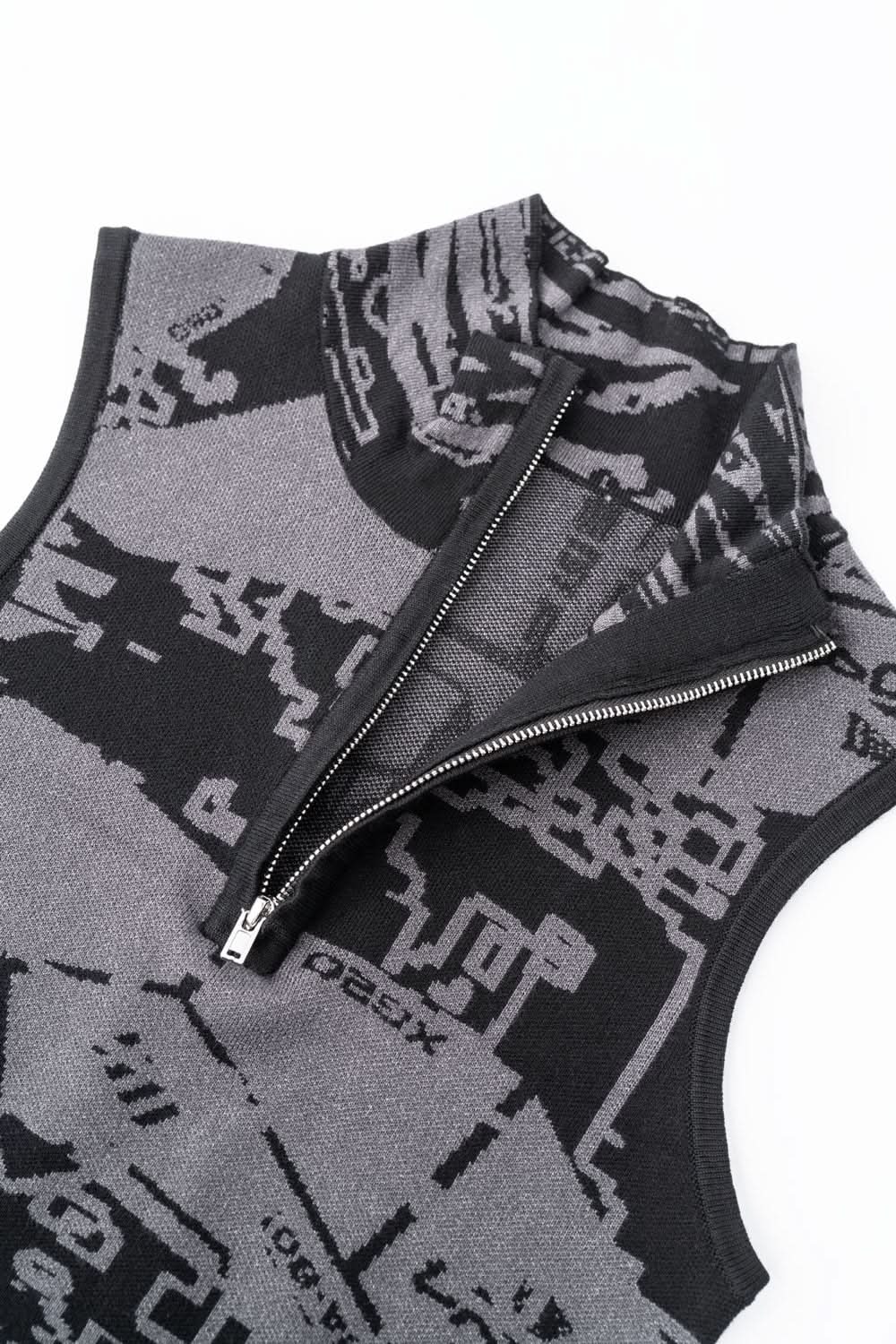 MEKA HYPRKNIT CROP TOP ( Black )