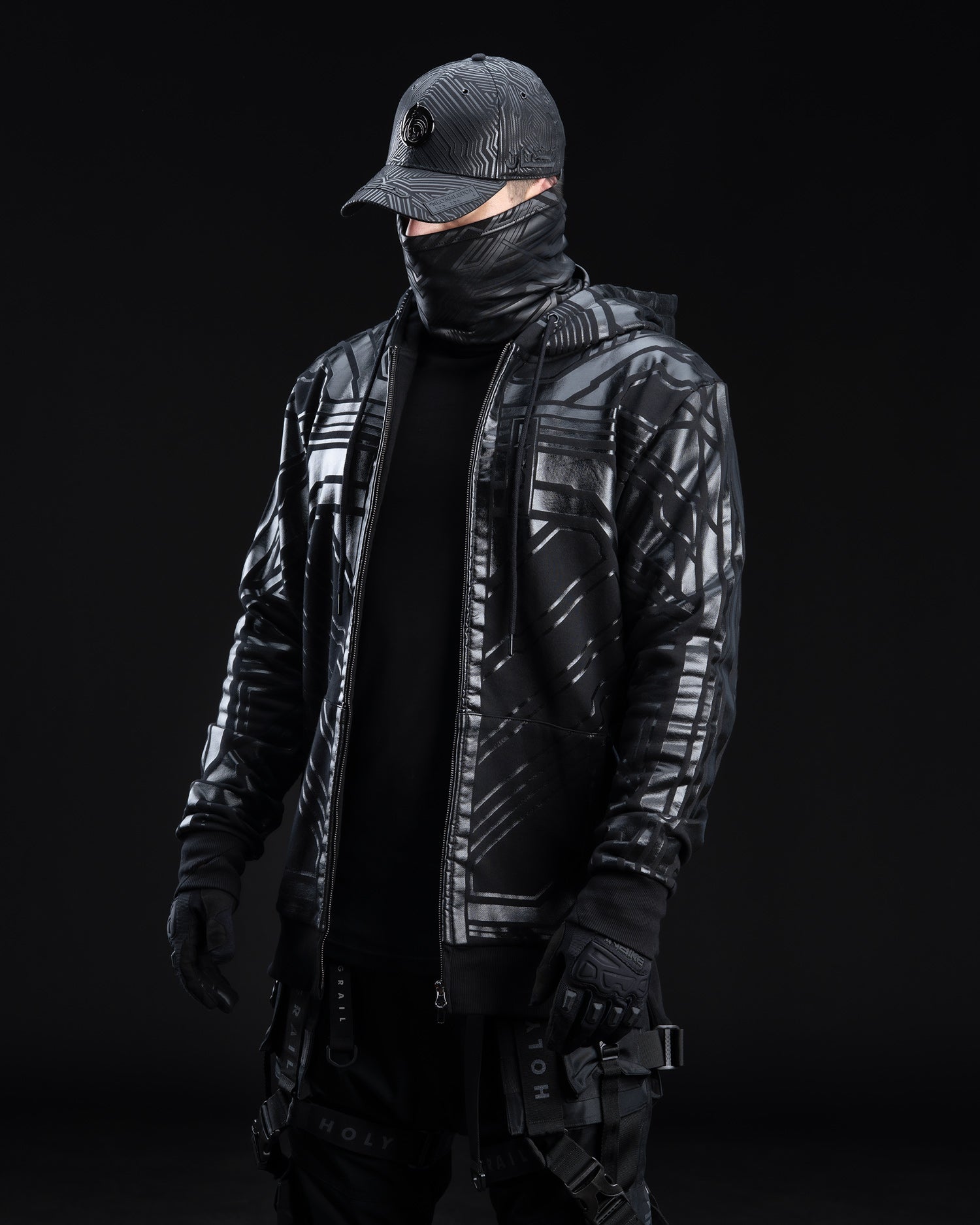 ZYPHR 3 zip up ( Black )