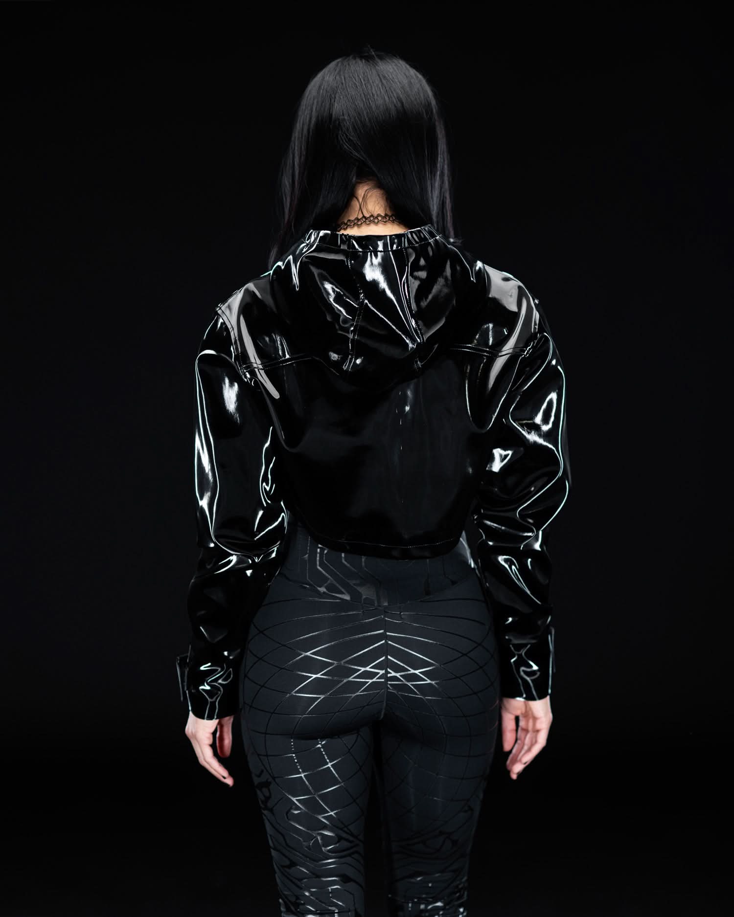 CVRSD Gloss crop zip up