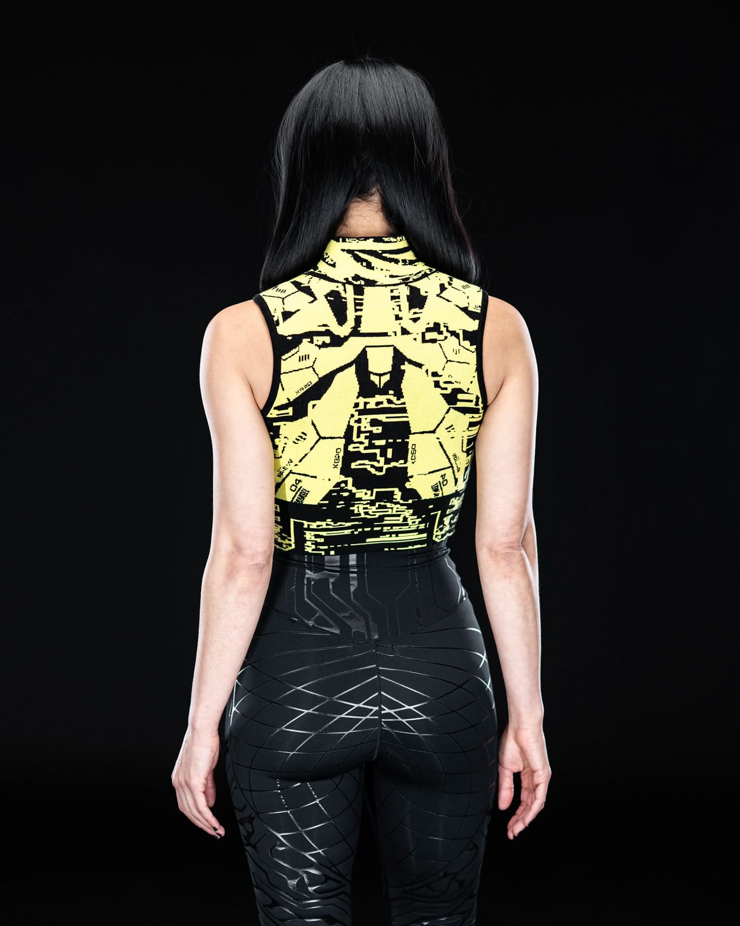 MEKA HYPRKNIT CROP TOP ( Cyberlime )