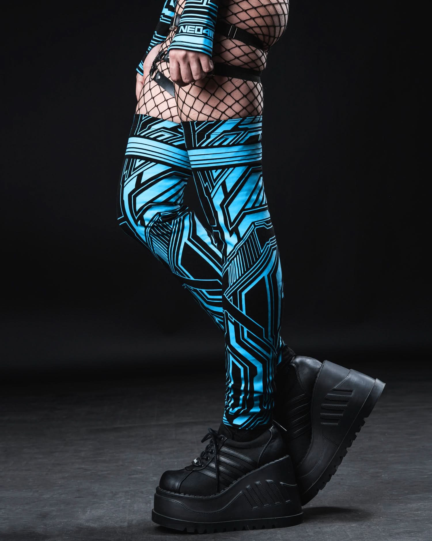 ZYPHR 2 THIGH-HIGHS ( ICE BLUE )