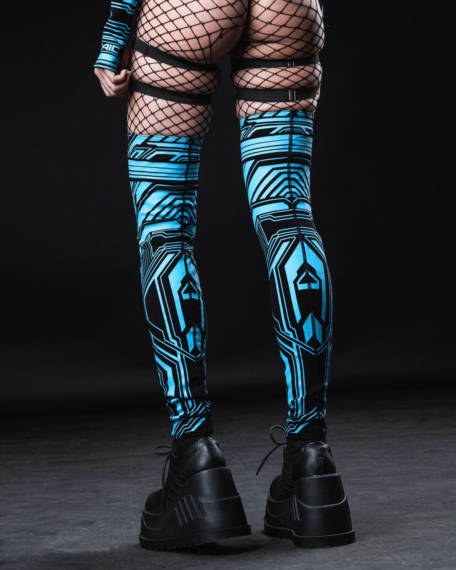 ZYPHR 2 THIGH-HIGHS ( ICE BLUE )