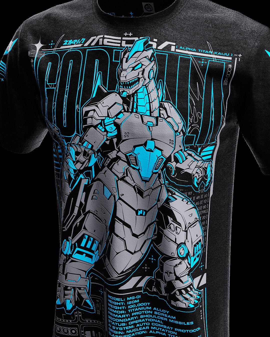 MCHA GDZILLA ( UV Blue )