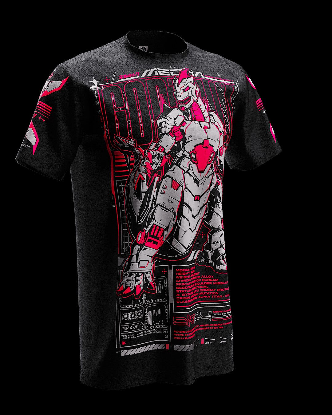 MCHA GDZILLA ( UV Red )