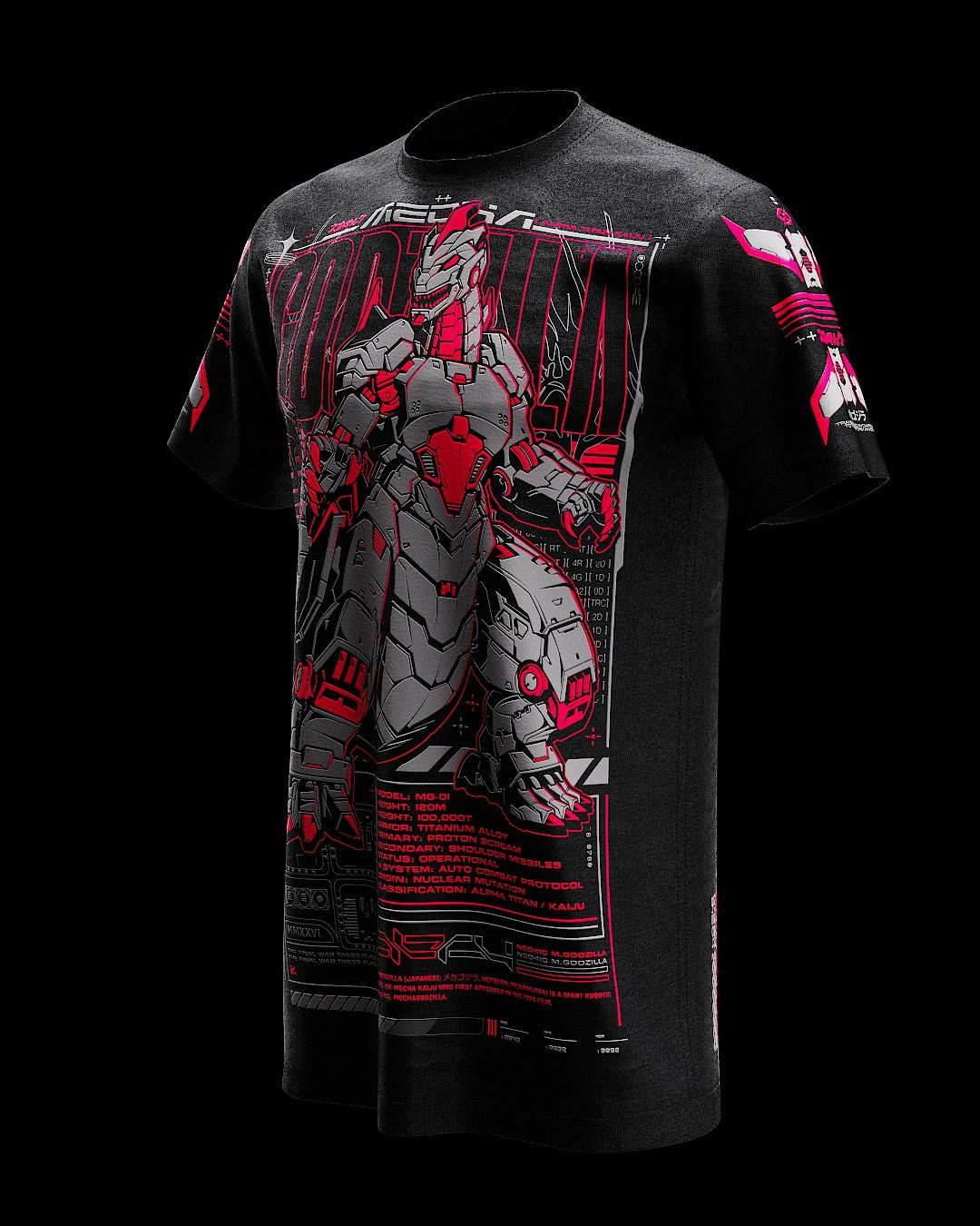 MCHA GDZILLA ( UV Red )