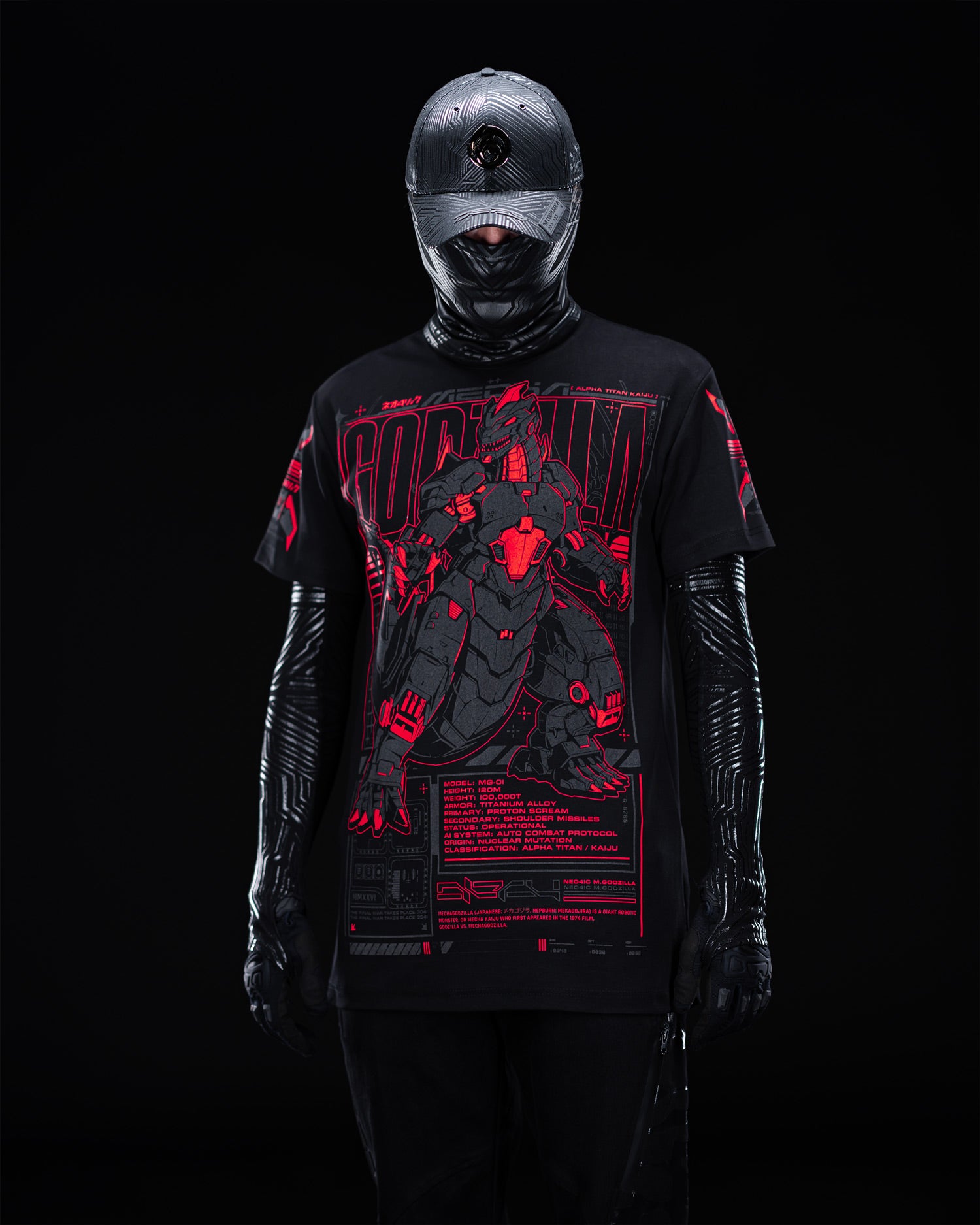 MCHA GDZILLA ( UV Red )