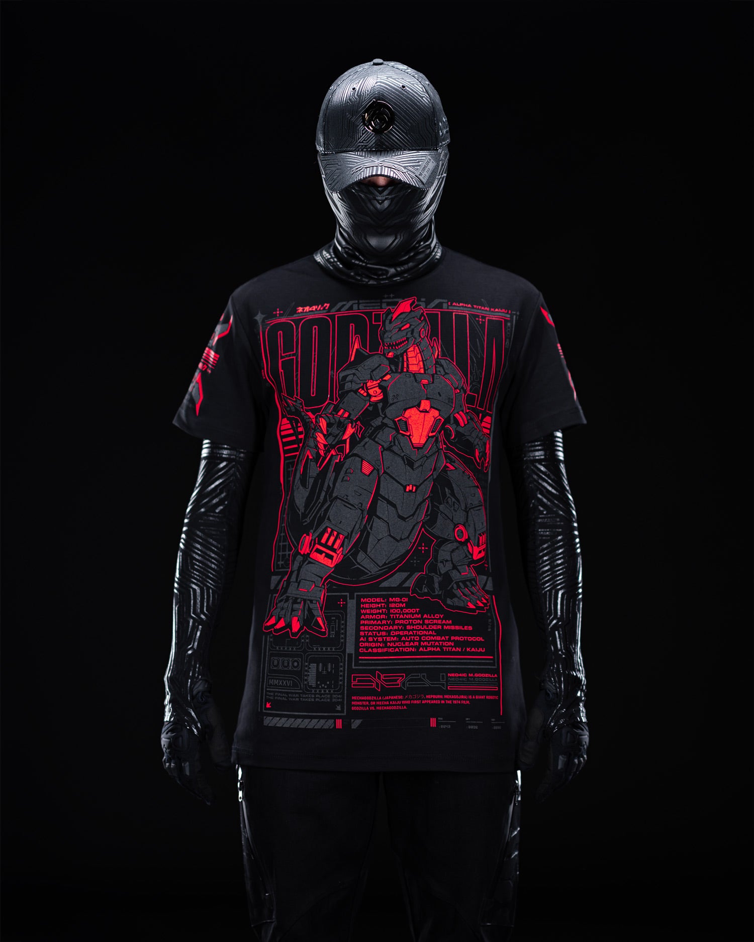 MCHA GDZILLA ( UV Red )