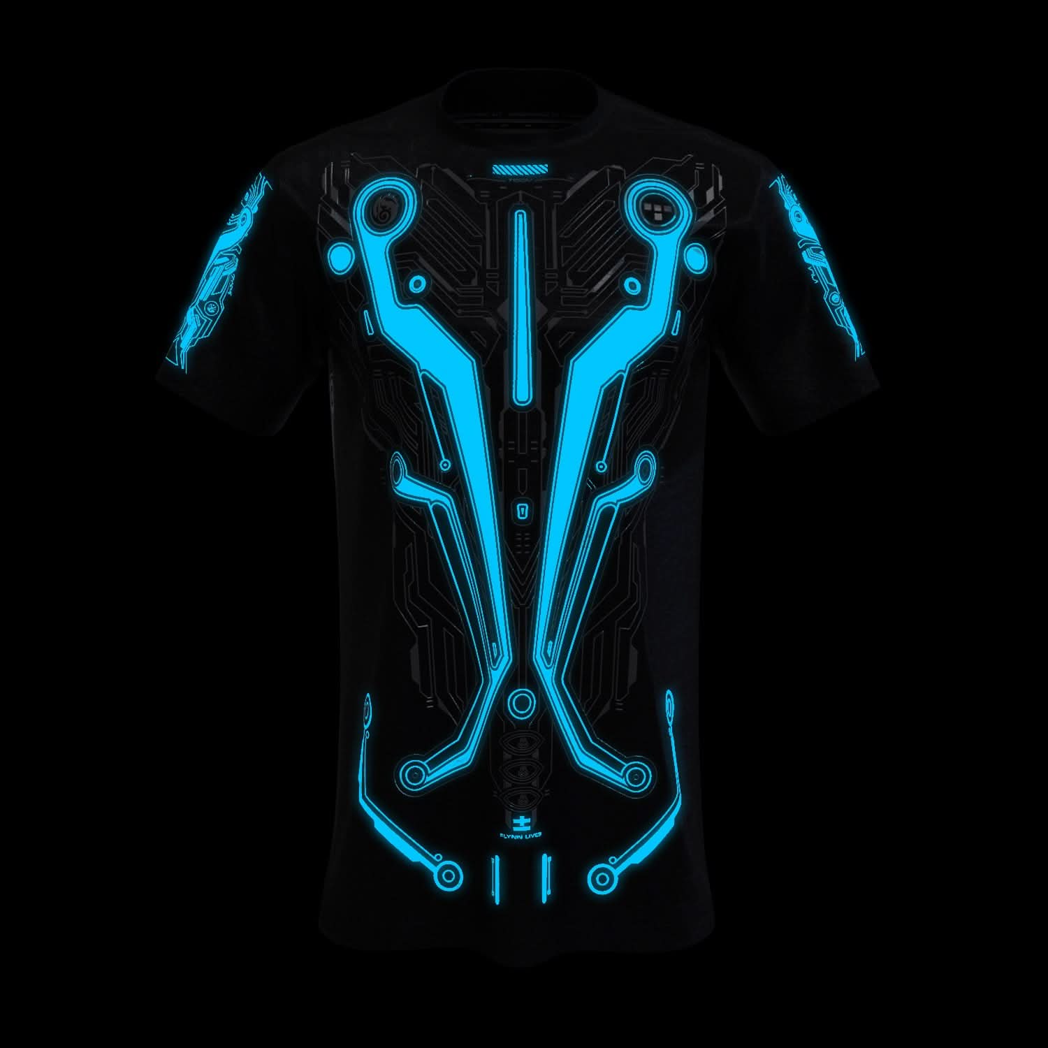 TRON White ( UV + GLOW Blue )