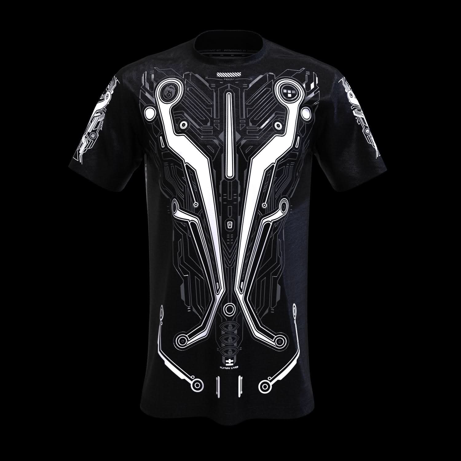TRON White ( UV + GLOW Blue )