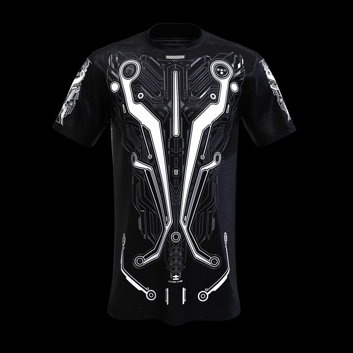 TRON White ( UV + GLOW Blue )
