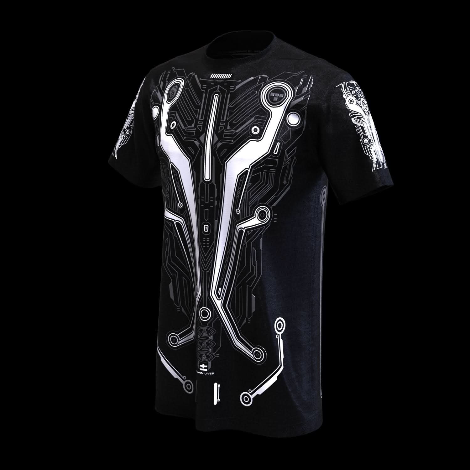 TRON White ( UV + GLOW Blue )