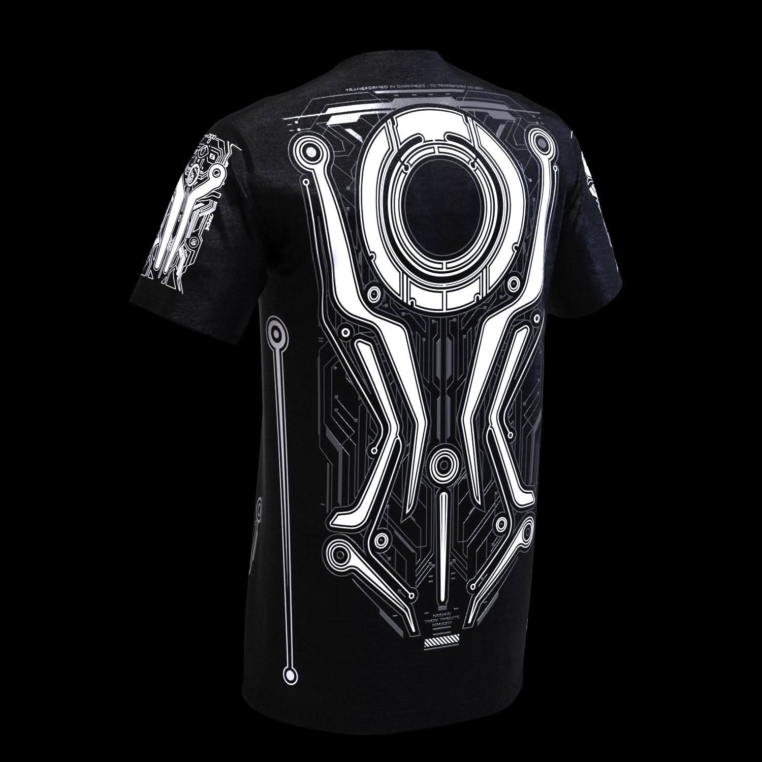 TRON White ( UV + GLOW Blue )