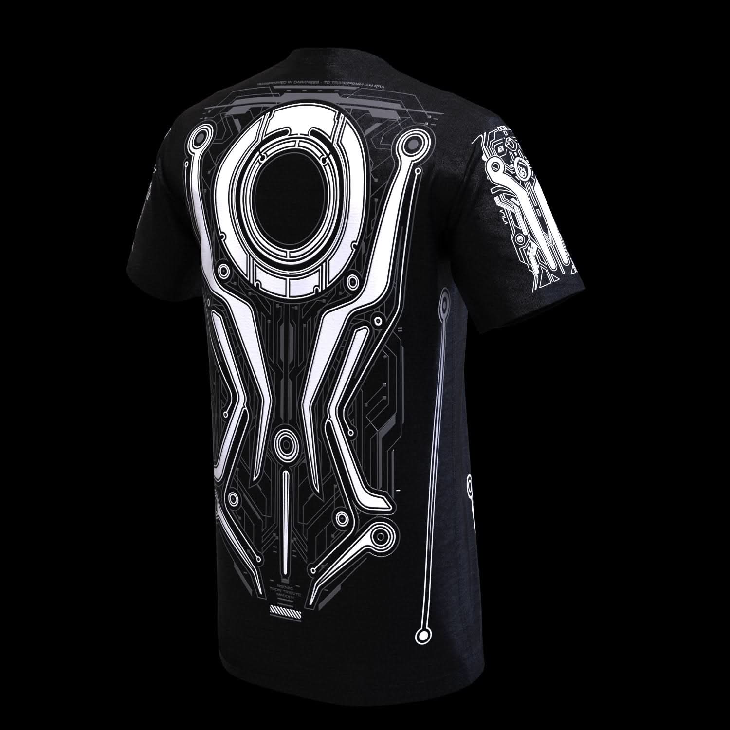 TRON White ( UV + GLOW Blue )