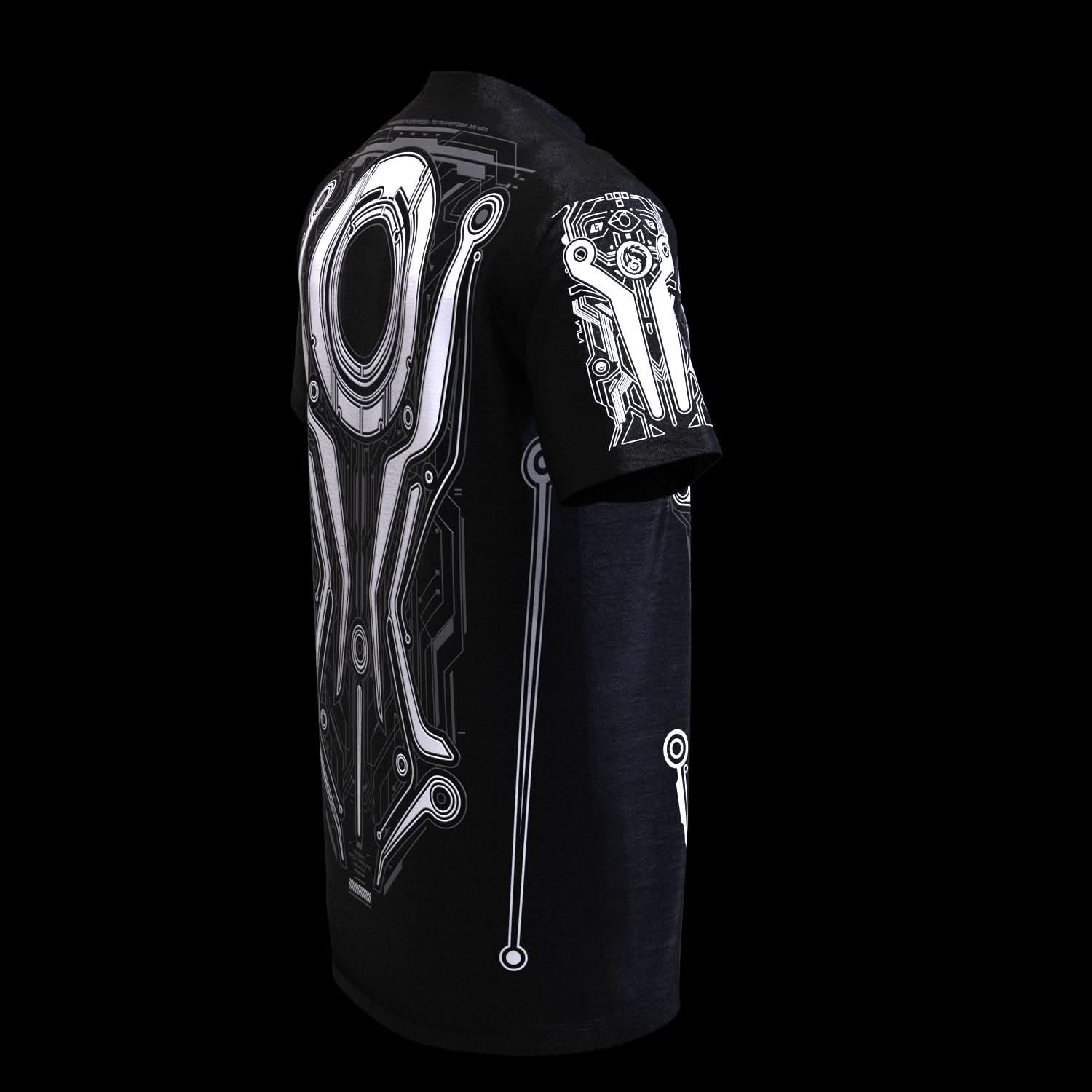 TRON White ( UV + GLOW Blue )