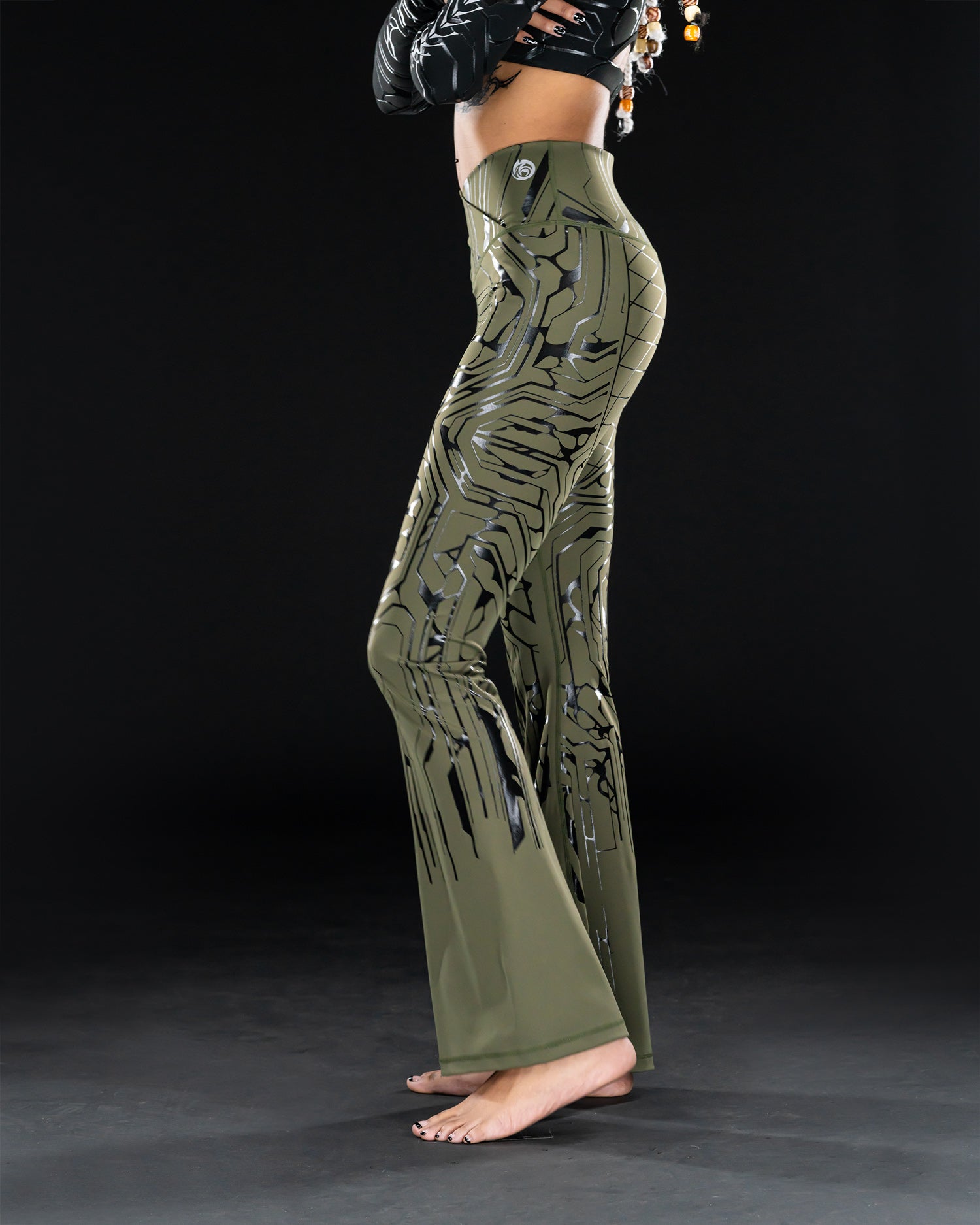 Future Flare leggings ( Olive )