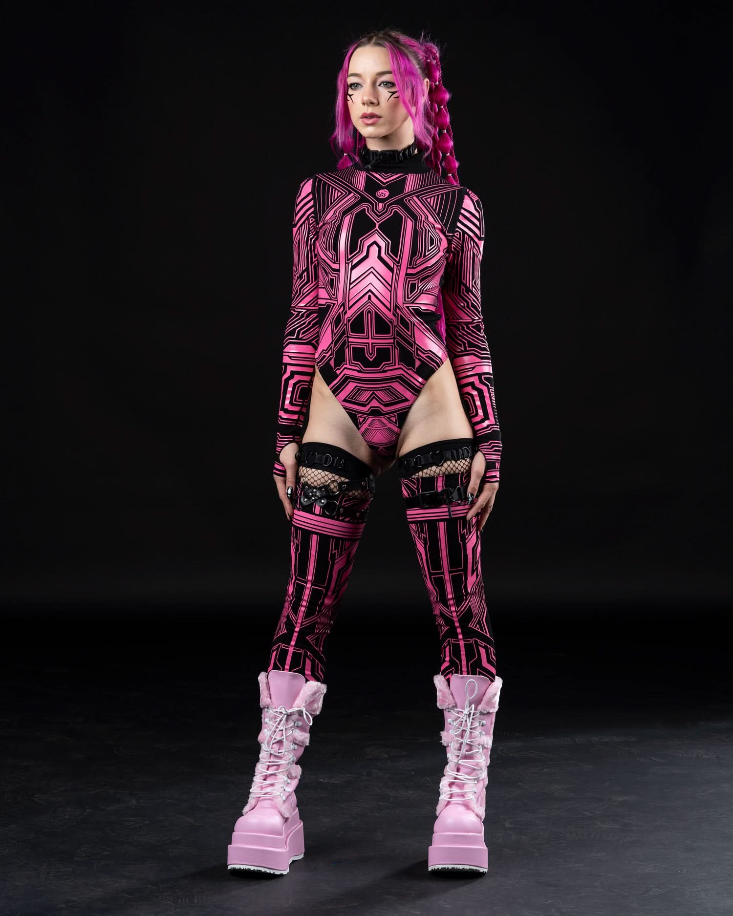 ZYPHR 2 THIGH-HIGHS ( Pink )