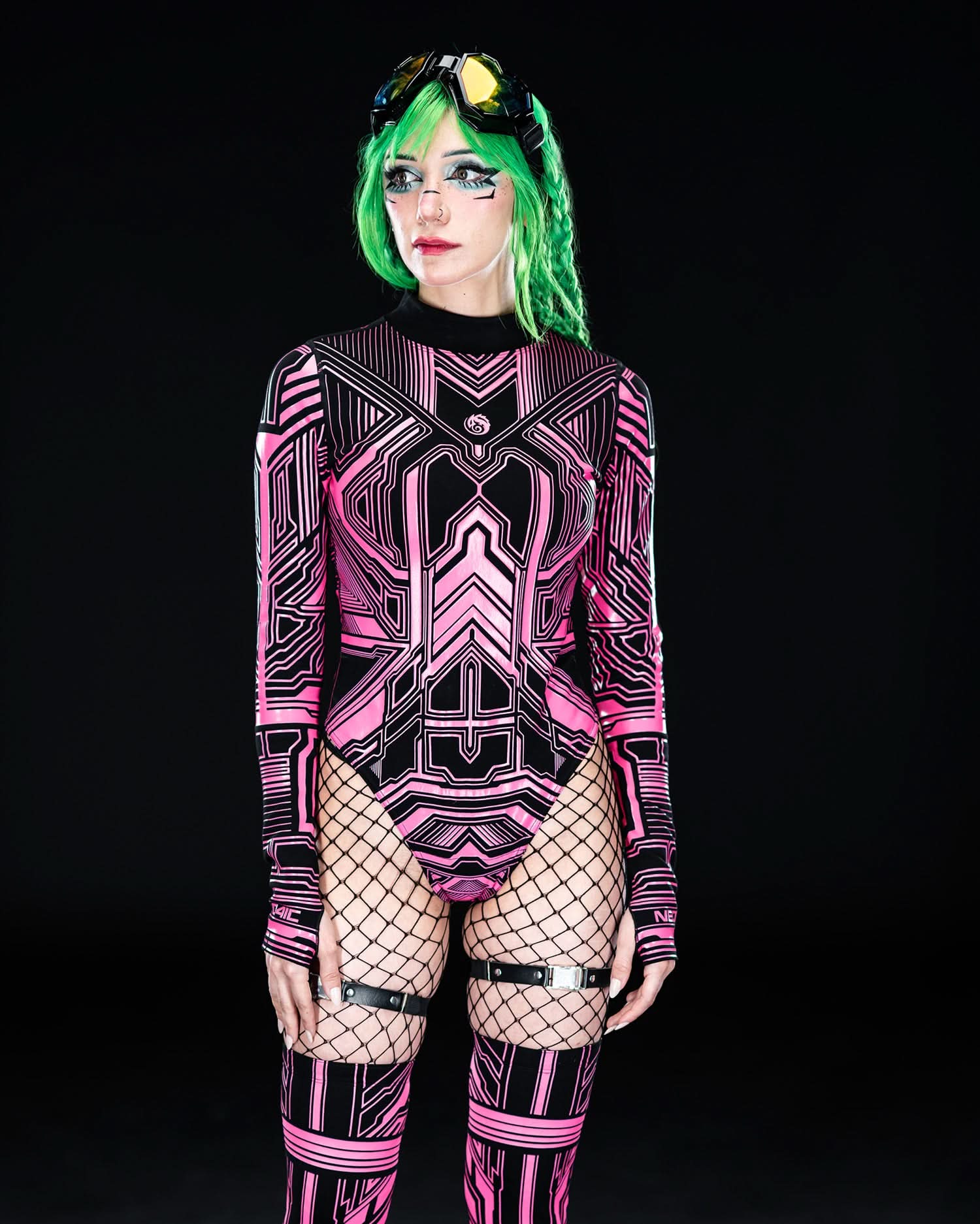 AP3X-7 V2 ZYPHR Bodysuit ( Pink )