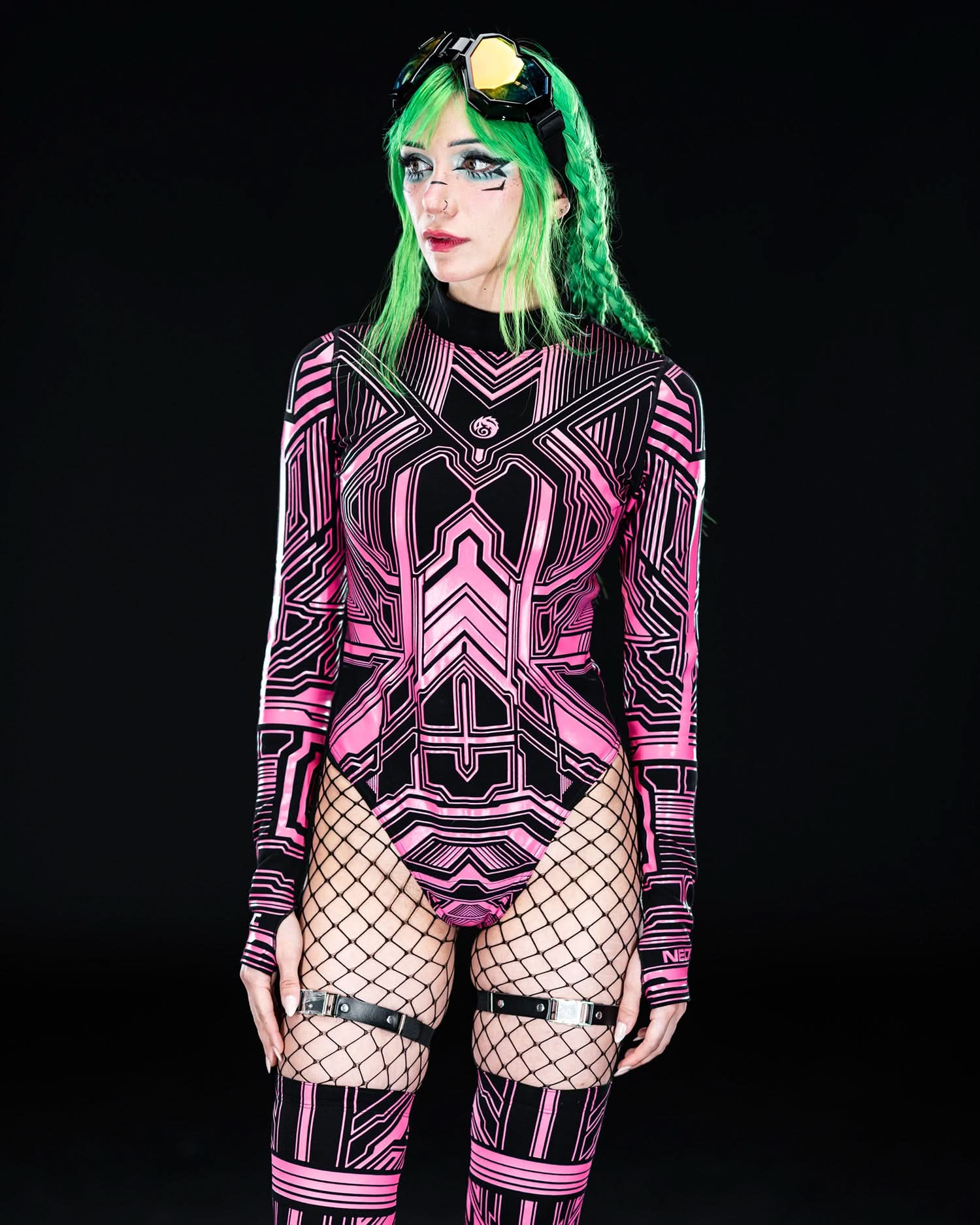 AP3X-7 V2 ZYPHR Bodysuit ( Pink )