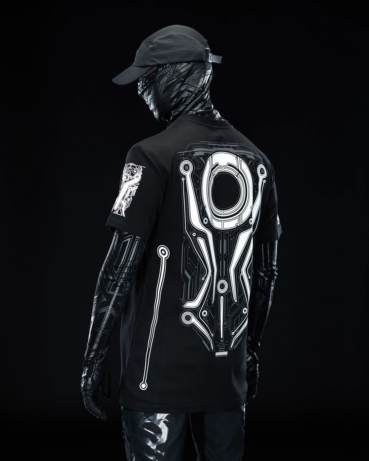 TRON White ( UV + GLOW Blue )