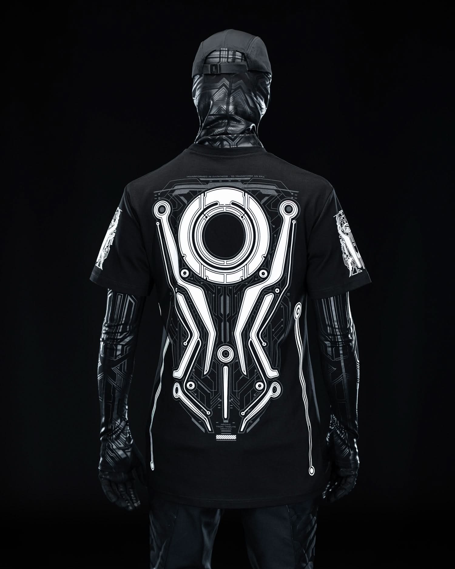 TRON White ( UV + GLOW Blue )