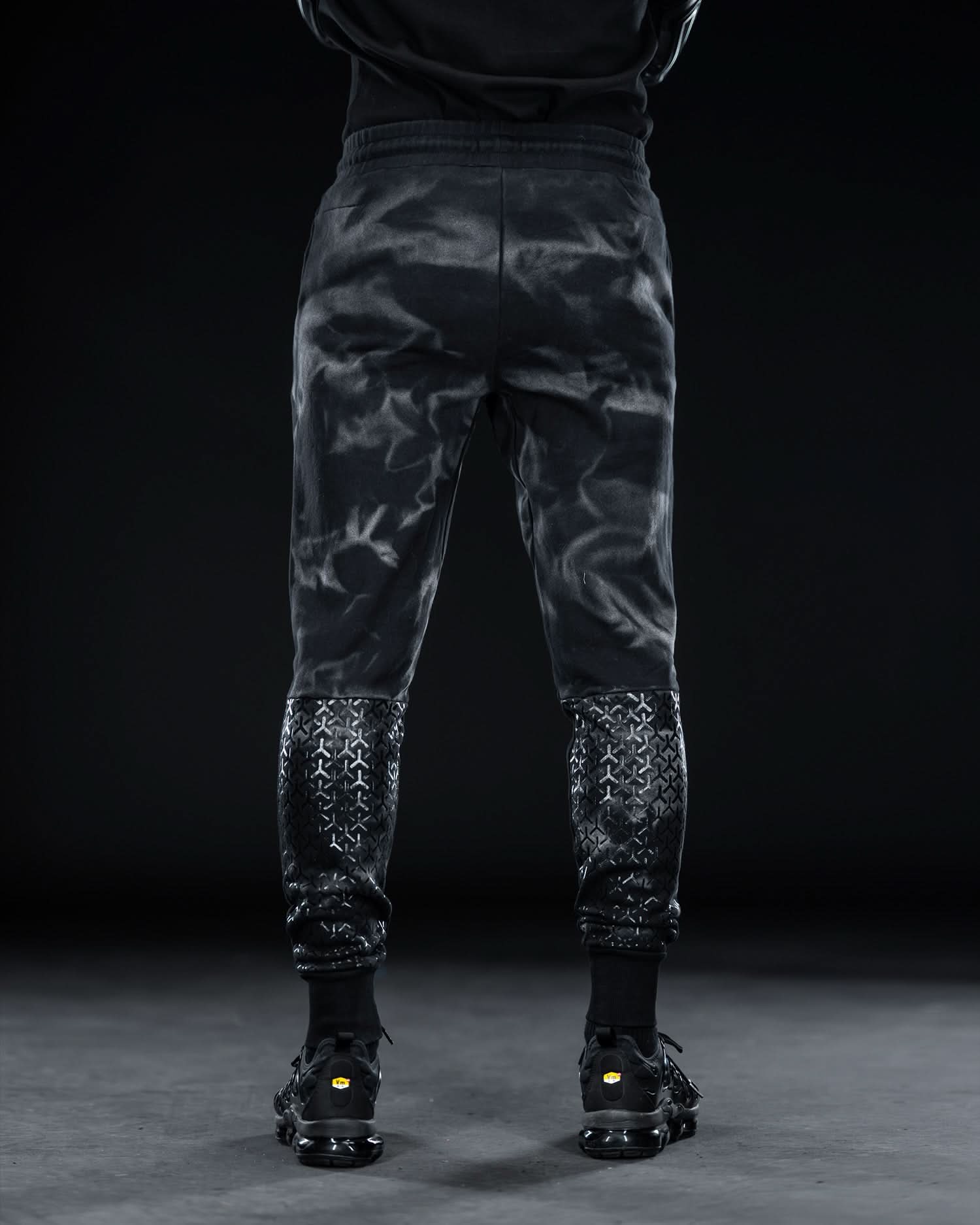 NEOV4 - VAPOR DYED JOGGERS ( BLACK EDITION )