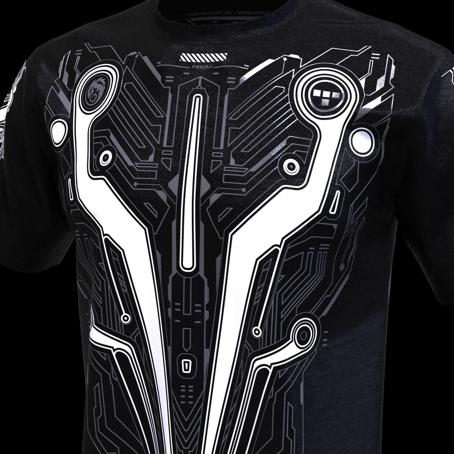 TRON White ( UV + GLOW Blue )