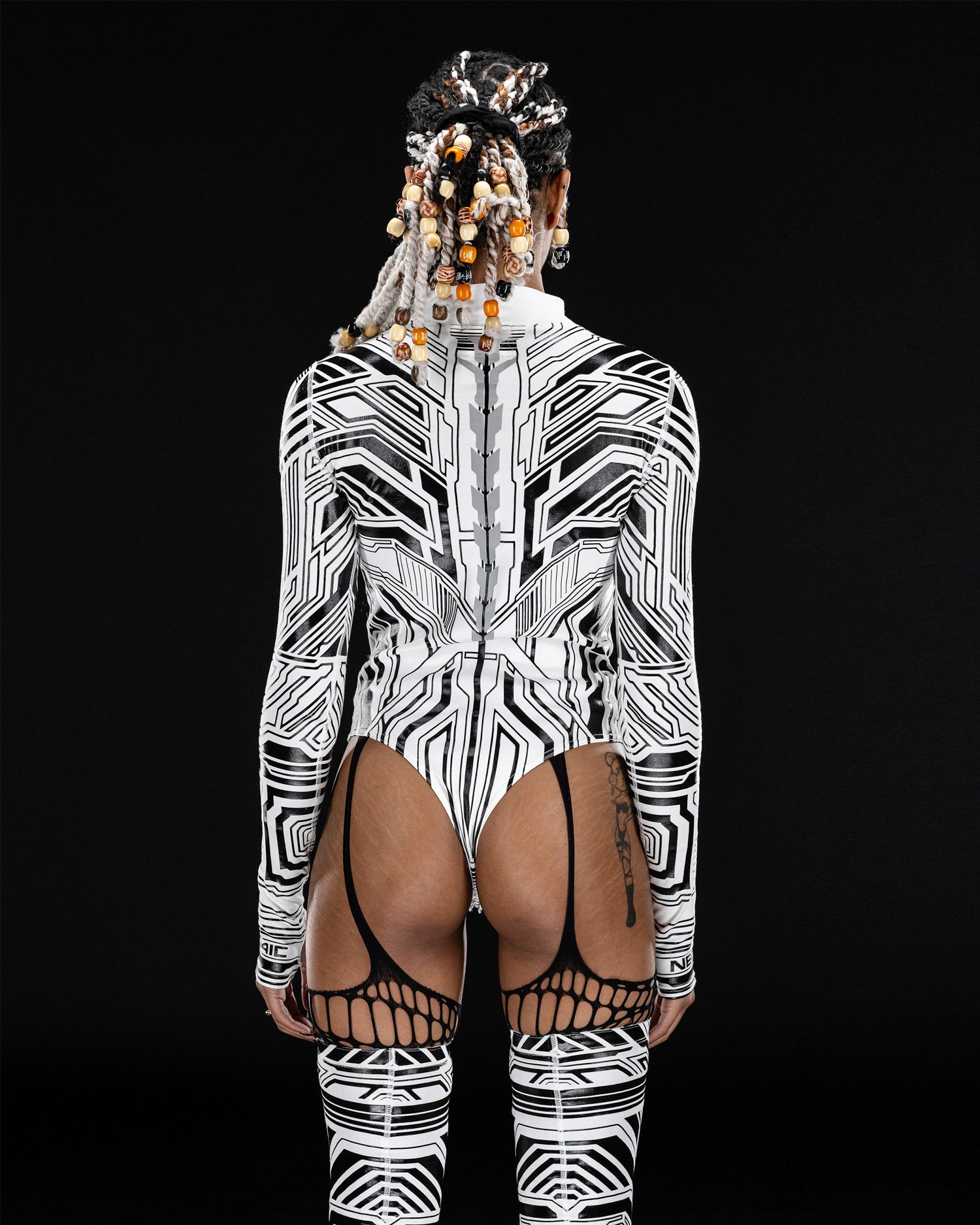 WHITE ZYPHR Bodysuit