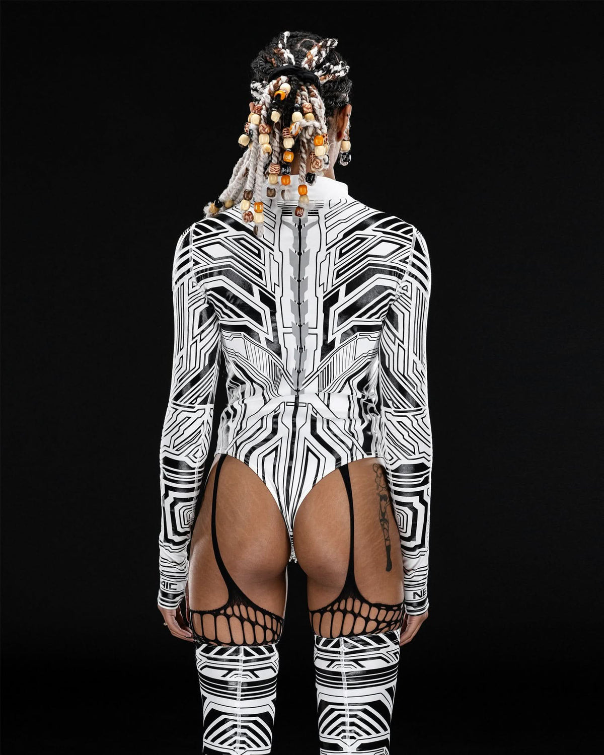 WHITE ZYPHR Bodysuit