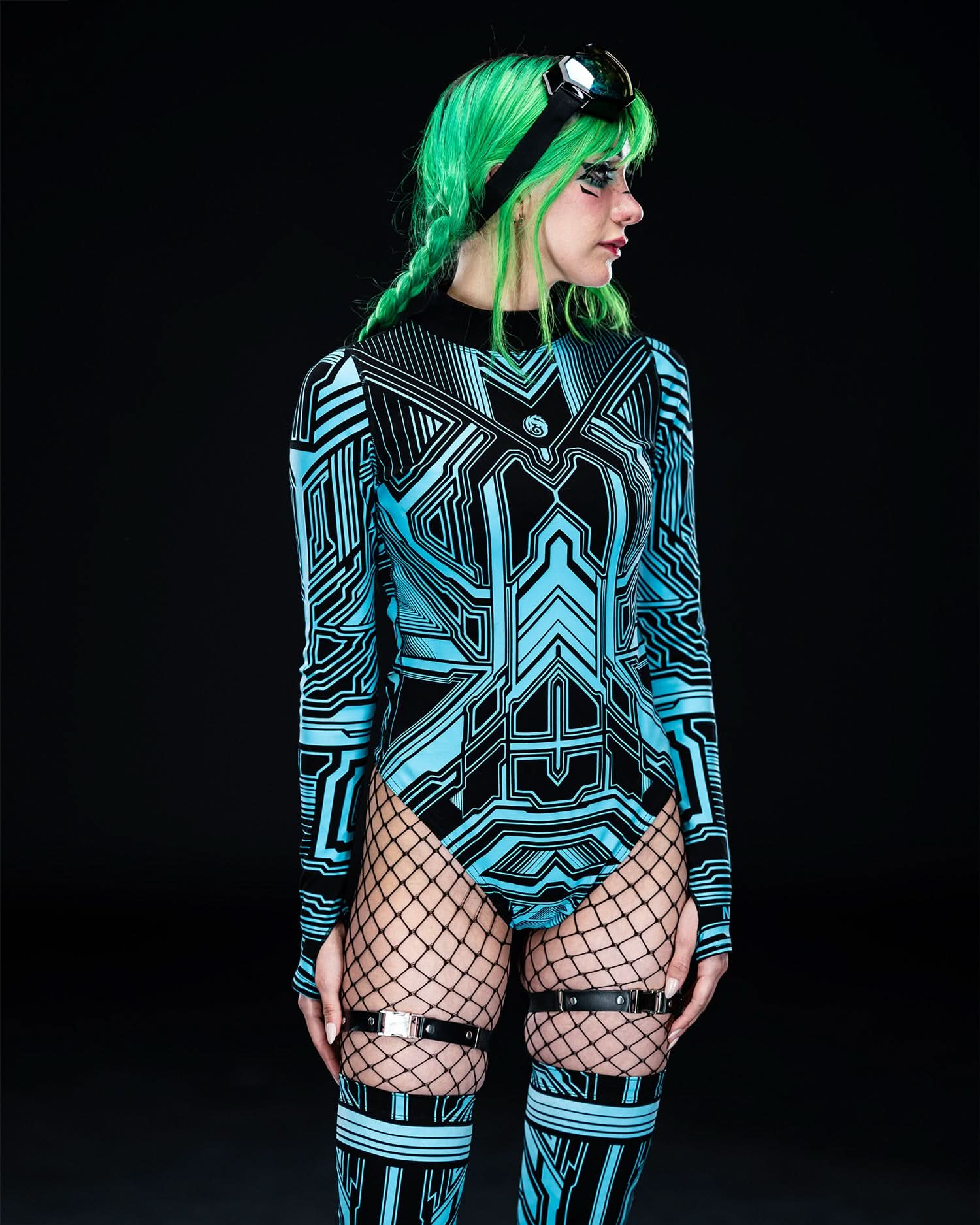 AP3X-7 V2 ZYPHR Bodysuit ( Ice Blue )