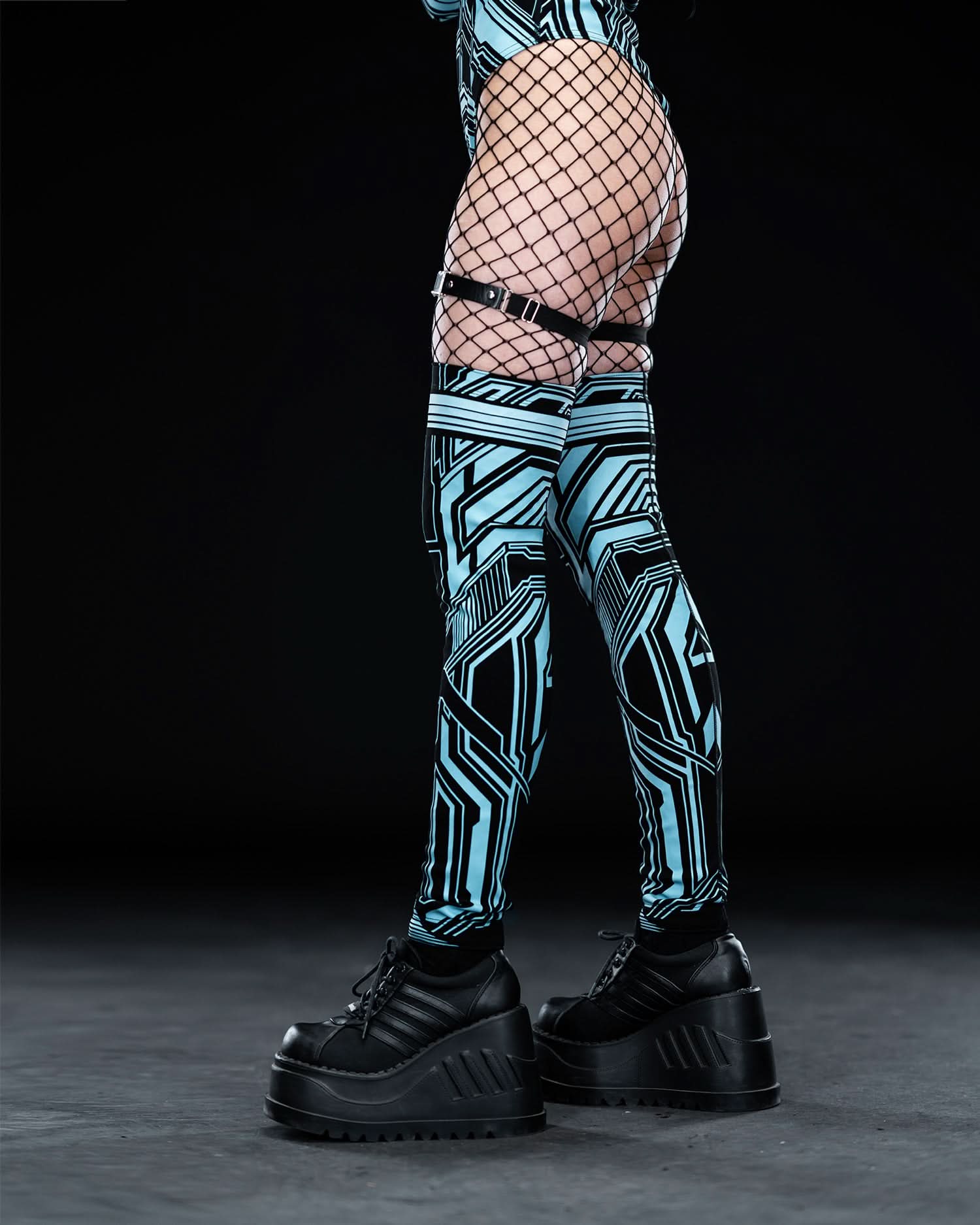 ZYPHR 2 THIGH-HIGHS ( ICE BLUE )