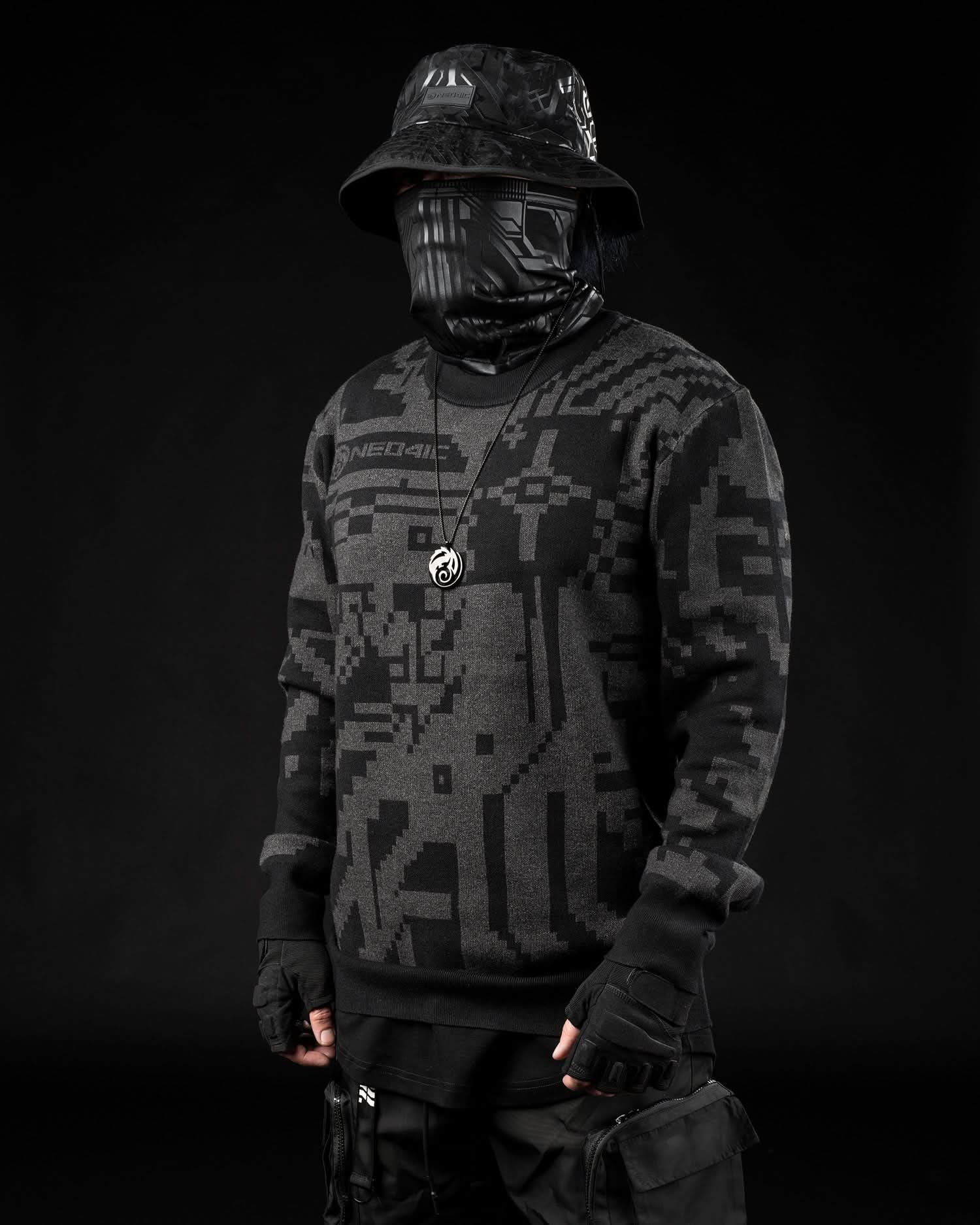 TIT4N Knit Sweater (Black)