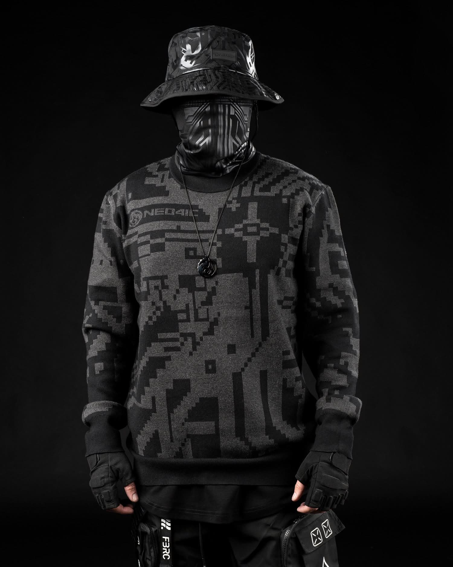 TIT4N Knit Sweater (Black)