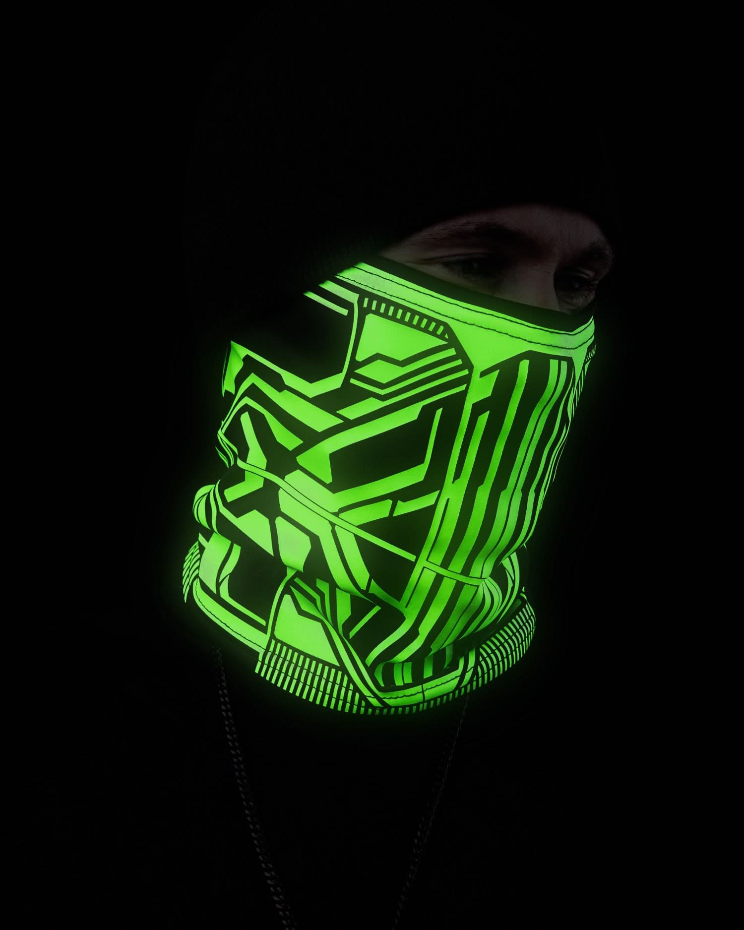 GLOW IN THE DARK QUANTUM FACEMASK