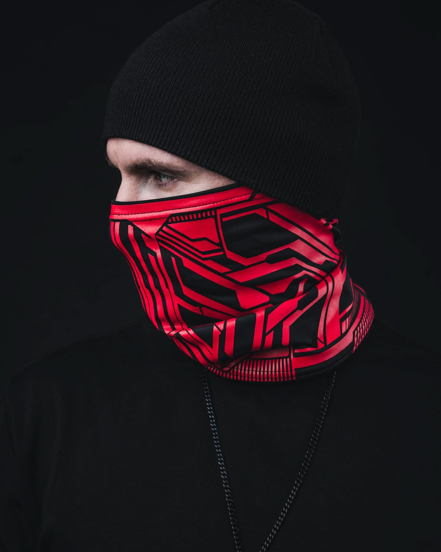 RED QUANTUM FACEMASK