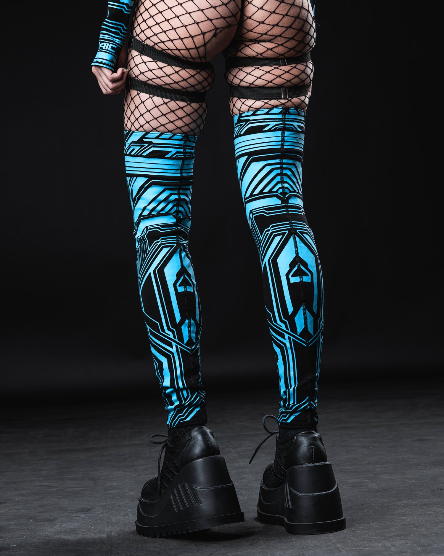 ZYPHR 2 THIGH-HIGHS ( ICE BLUE )