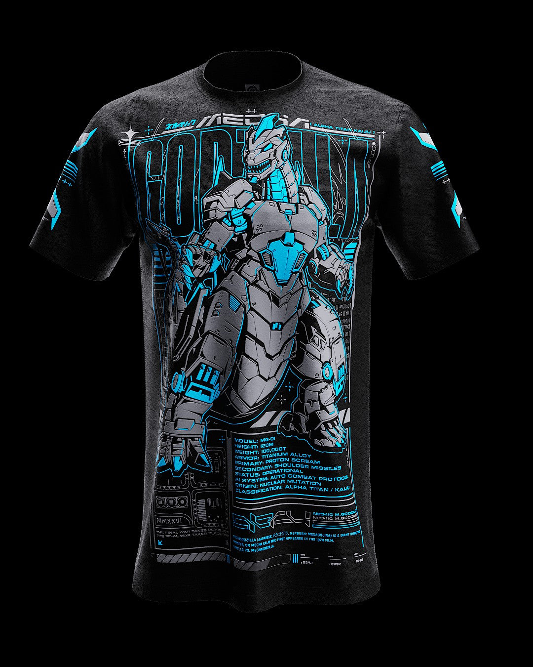 MCHA GDZILLA ( UV Blue )