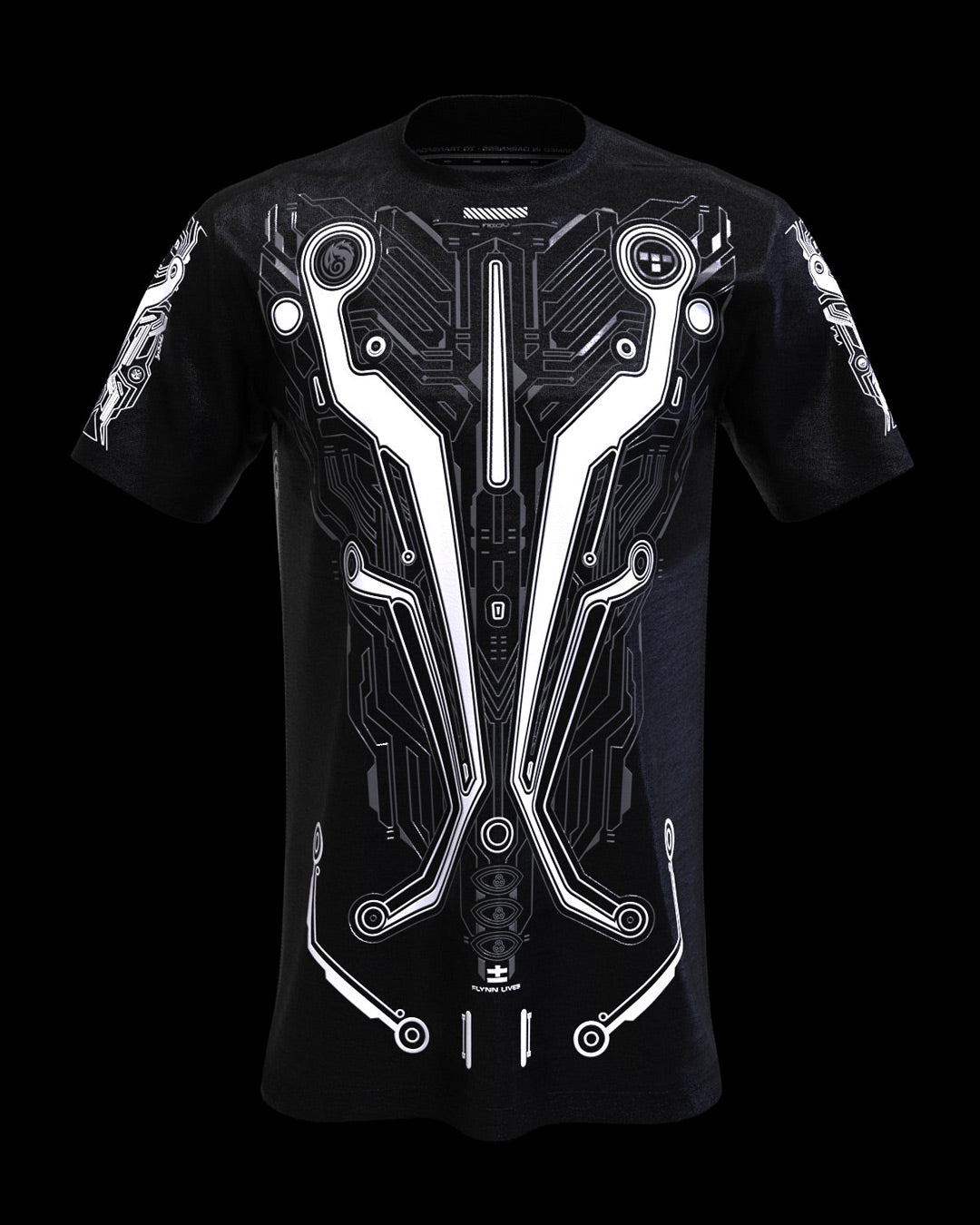 TRON White ( UV + GLOW Blue )