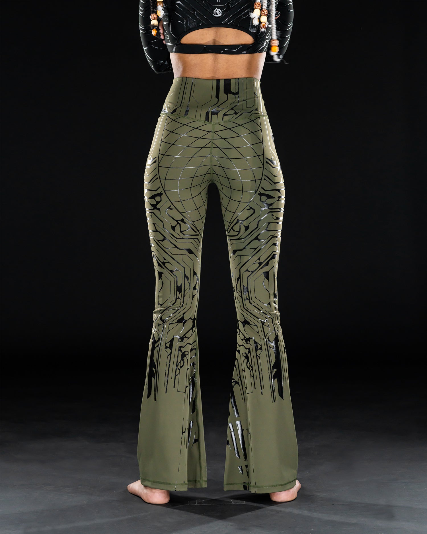 Future Flare leggings ( Olive )