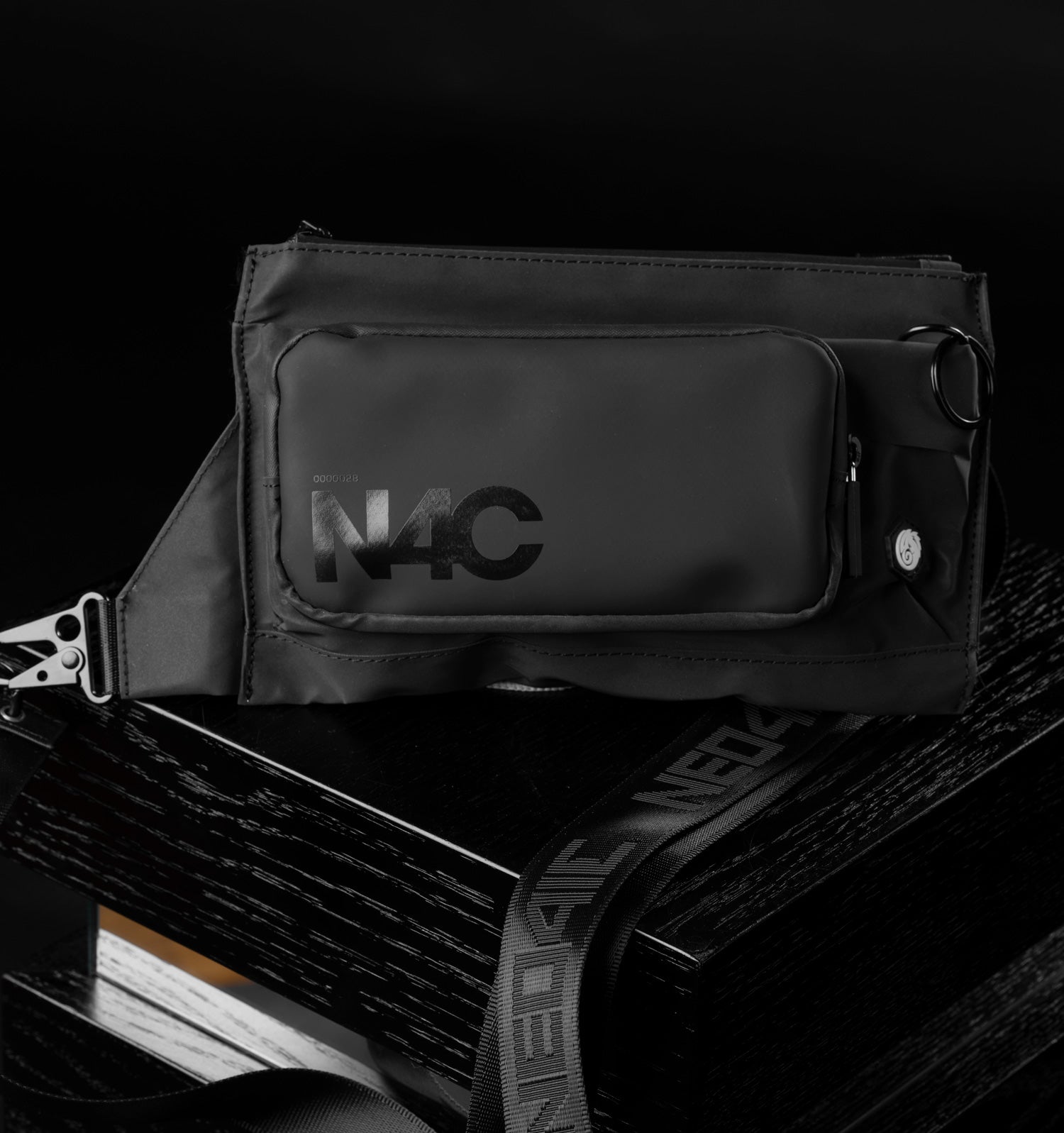 Aesthetic Sling Bag | Cyber Techwear Black