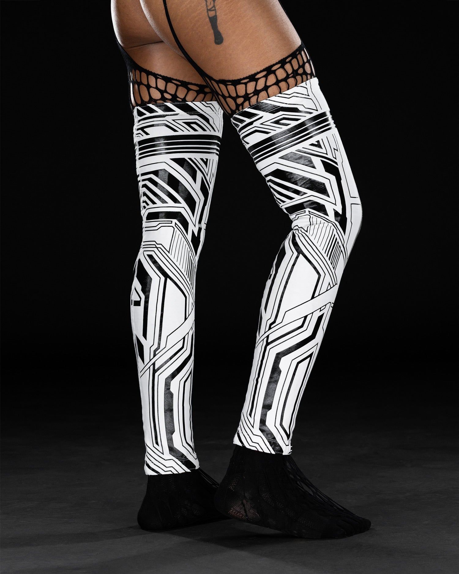 ZYPHR WHITE THIGH HIGHS 2.0