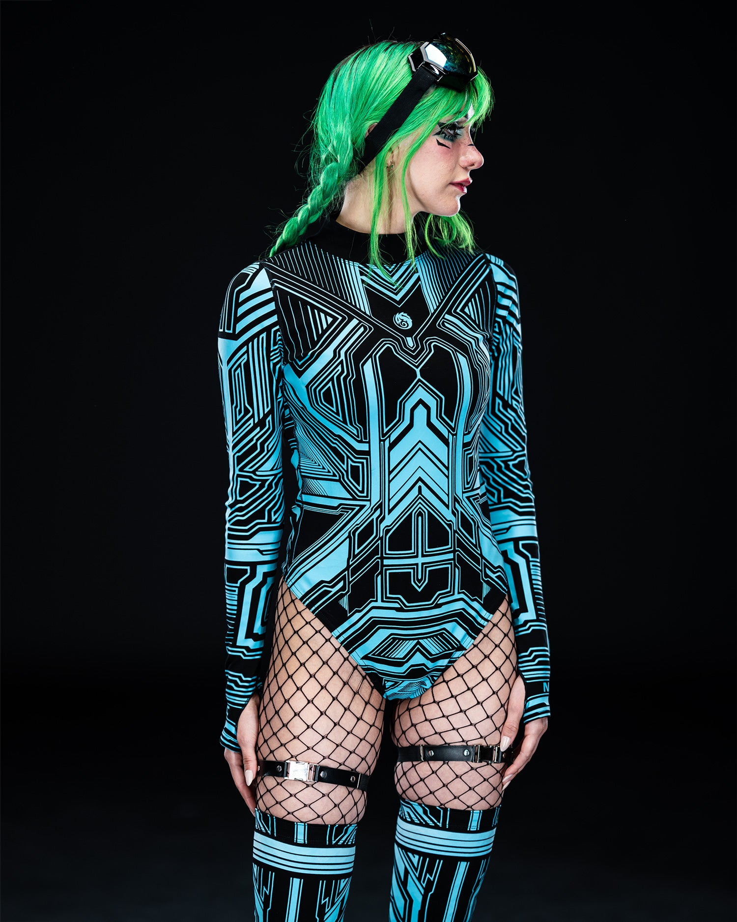 AP3X-7 V2 ZYPHR Bodysuit ( Ice Blue )