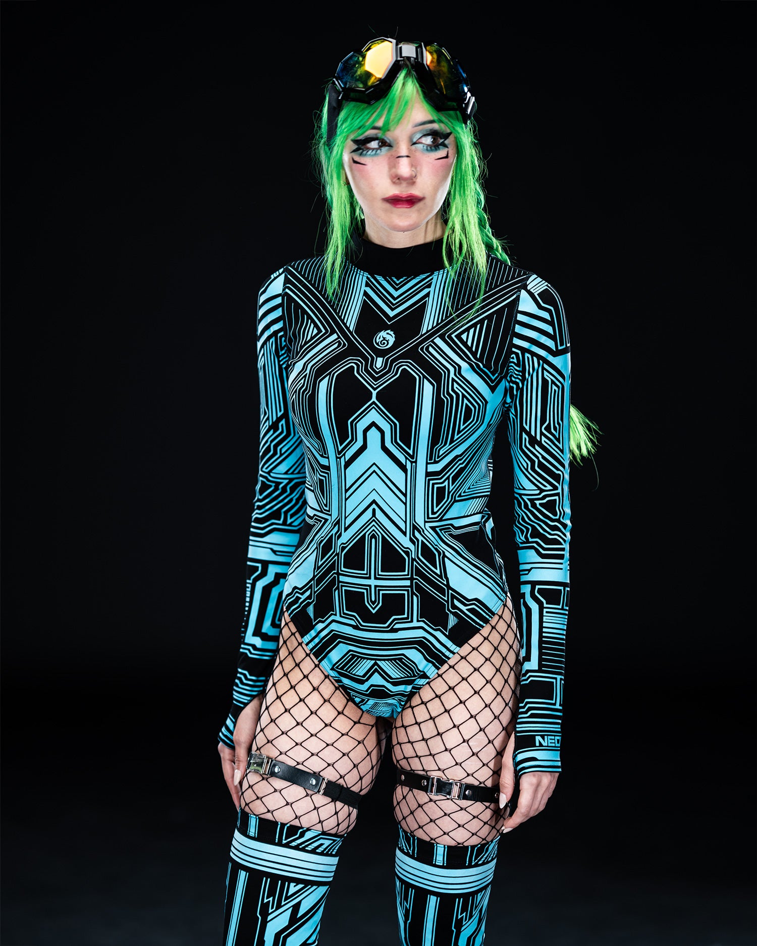 AP3X-7 V2 ZYPHR Bodysuit ( Ice Blue )