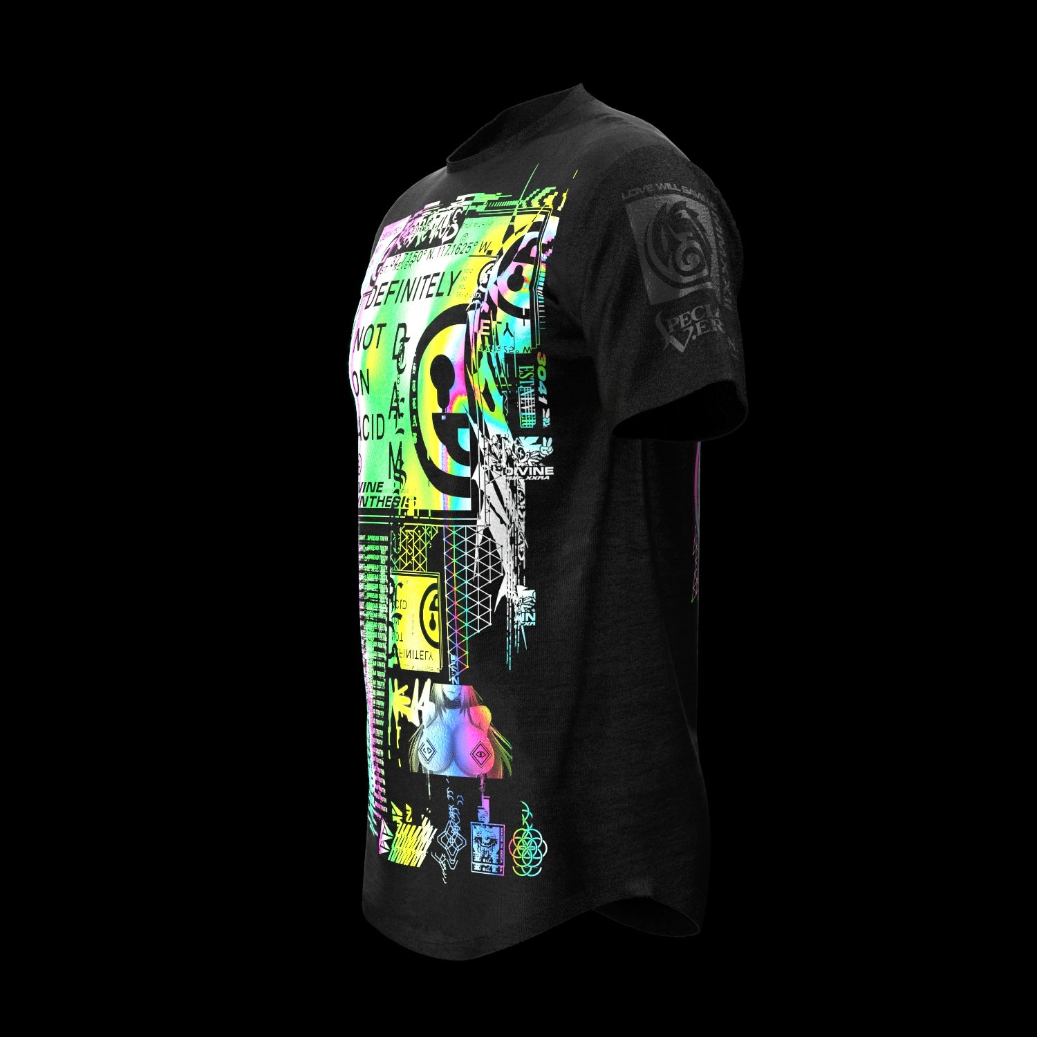 Neo4ic FF7 - Holographic Streetwear Shirt Small