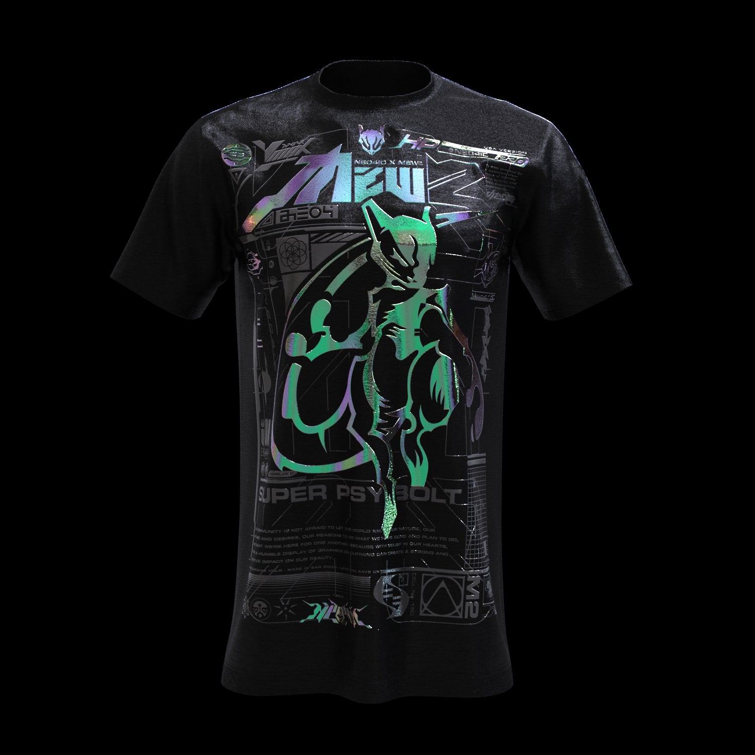 Neo4ic FF7 - Holographic Streetwear Shirt Small