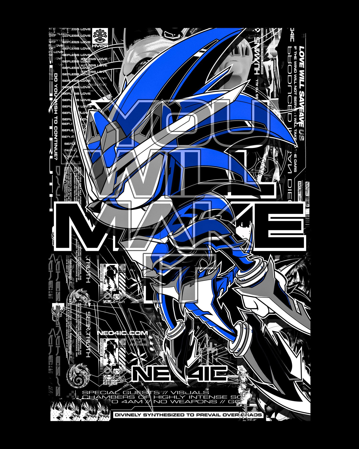 neo metal sonic art | Poster